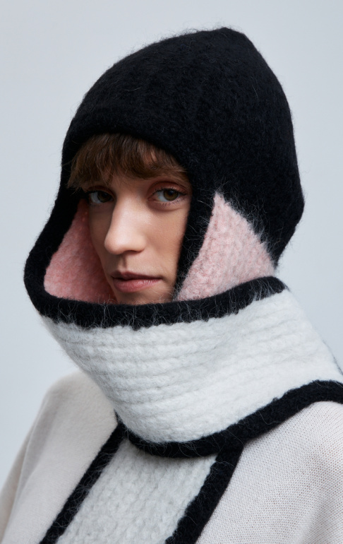шапка ушанка 240140 - черный (3)