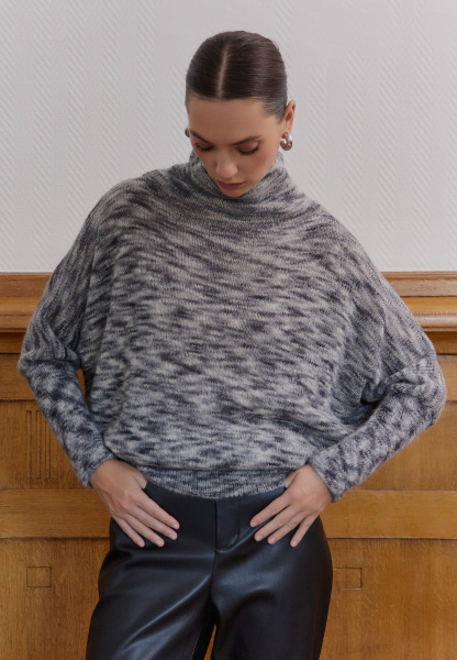 джемпер 26W2107K - серый мультиколор (4)