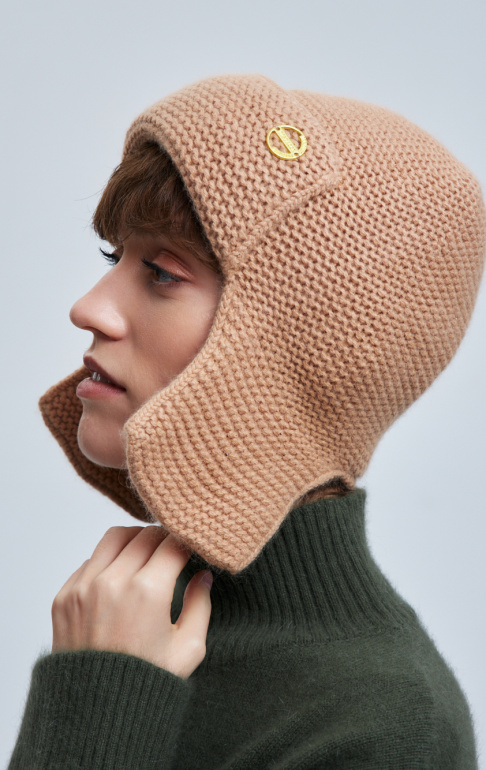 шапка ушанка 230160REC - песочный (2)