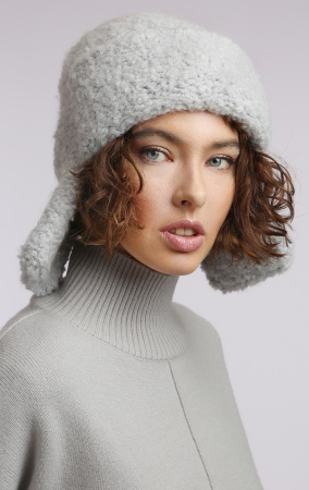 шапка-ушанка 240171 ледяная серая (1)