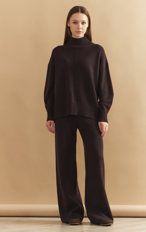 Джемпер 2428WCASH Темный шоколад