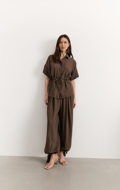 рубашка 26S1021F – коричневый (6)