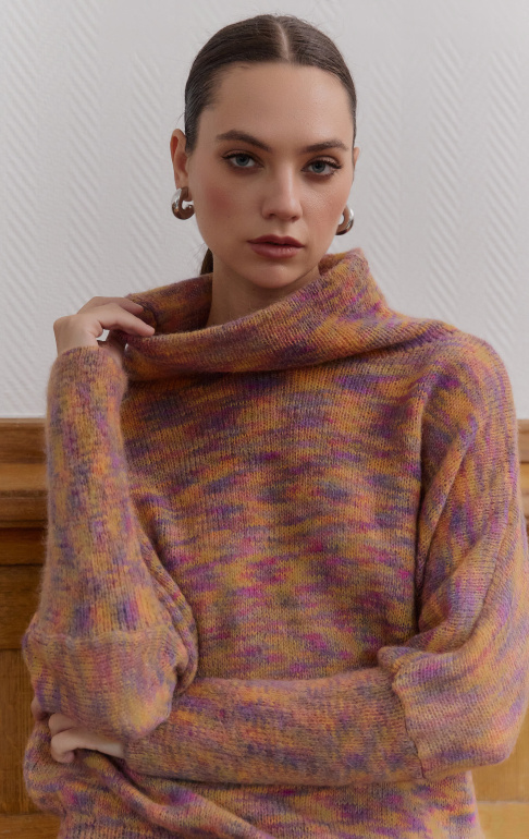 джемпер 26W2107K - желтый мультиколор (6)