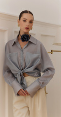 рубашка 25S1019F - серый