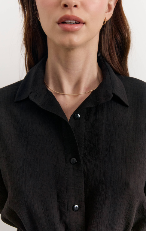 рубашка 26S1021F – черный (6)