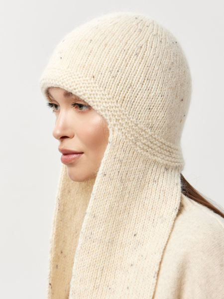 Шапка с длинными ушами 260171TM молочный (5)