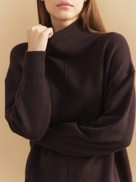 Джемпер 2428WCASH Темный шоколад 3