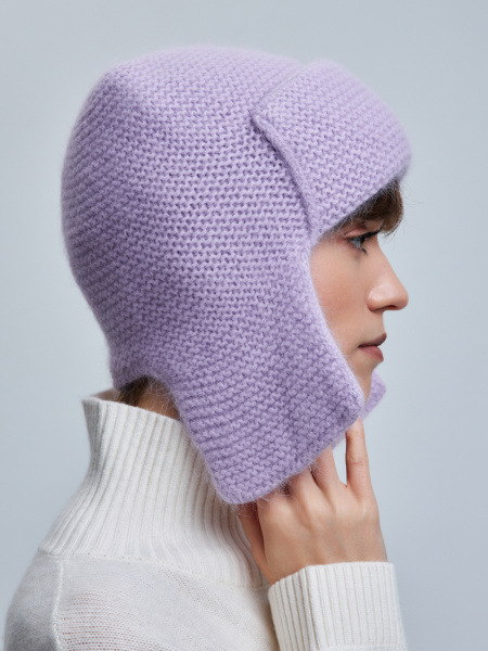 шапка ушанка 230160RG - лаванда (4)