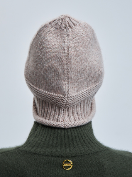 шапка ушанка 260134CH - бежевый (4)