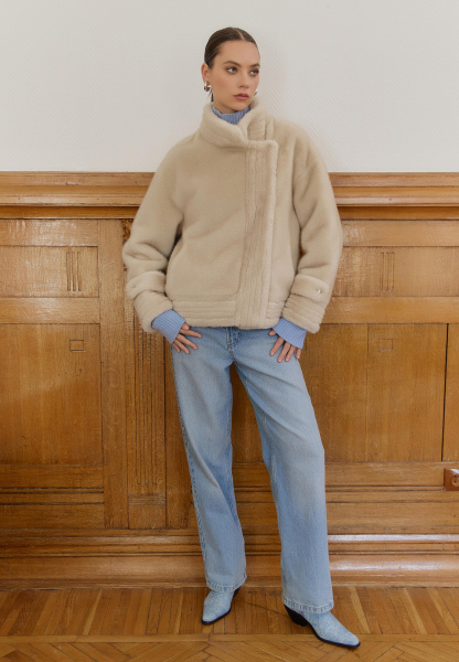 шуба 238312 - бежевый (6)