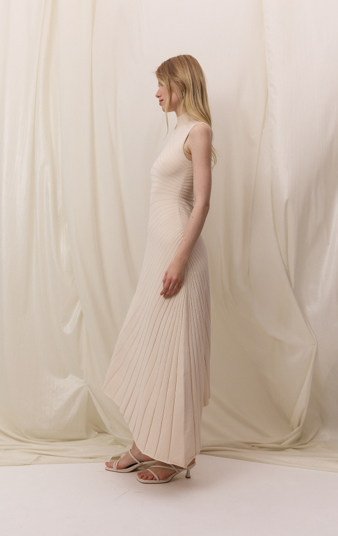 платье 26S1303K – светло-бежевый (3)
