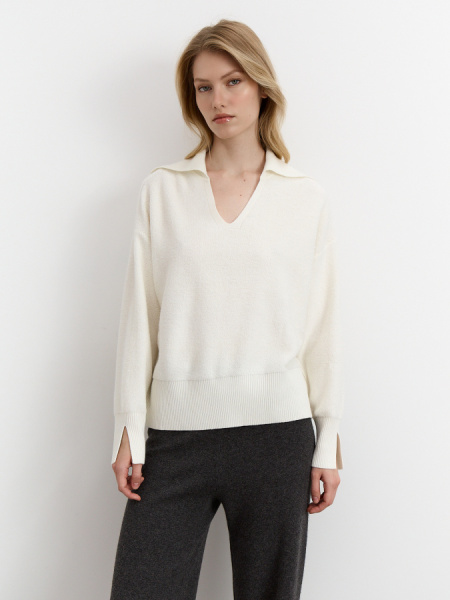 Джемпер 25W2116K белый (10)