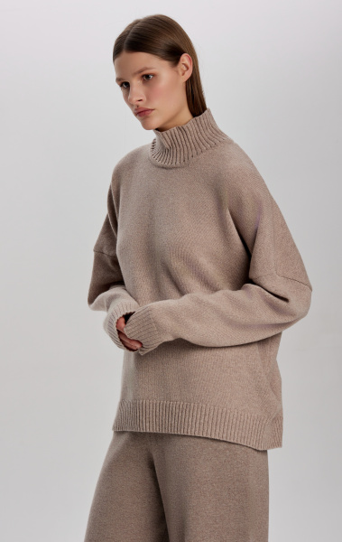 джемпер 000-337 св. корич 3