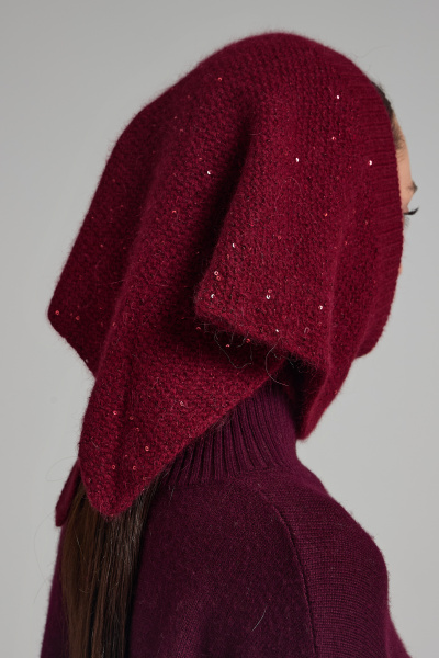 косынка 250172FXV - марсала 11