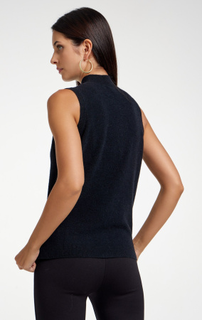 Джемпер без рукавов 2435WS черный (5)