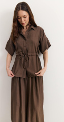 рубашка 26S1021F – коричневый (7)