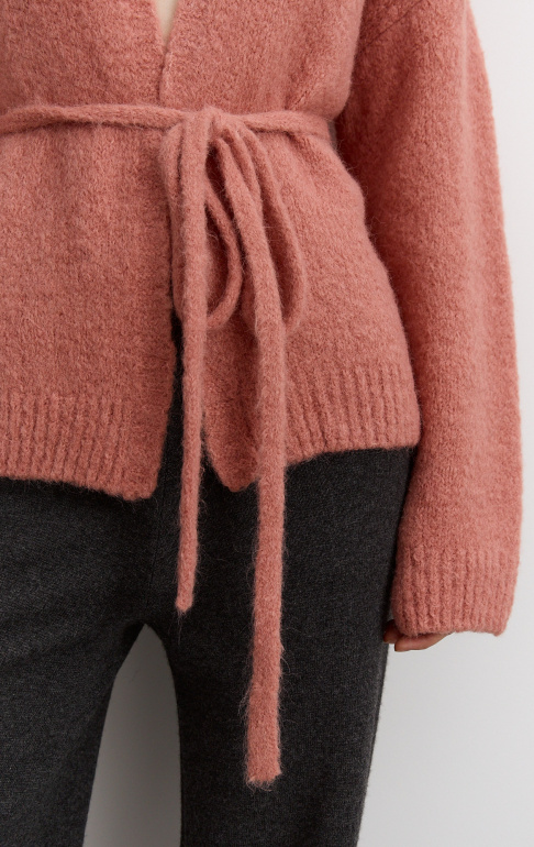 Кардиган 26W4111K - Розовый (30)