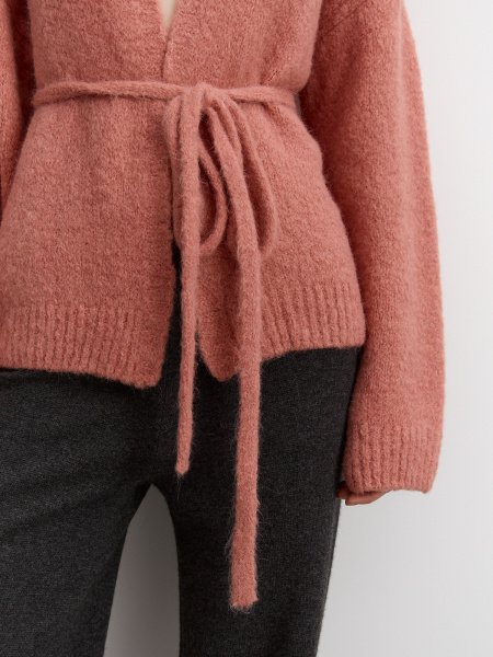 Кардиган 26W4111K - Розовый (30)