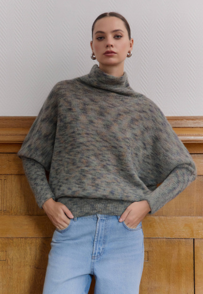 джемпер 26W2107K - хаки мультиколор (3)