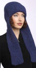 шапка ушанка 240187 синяя (2)