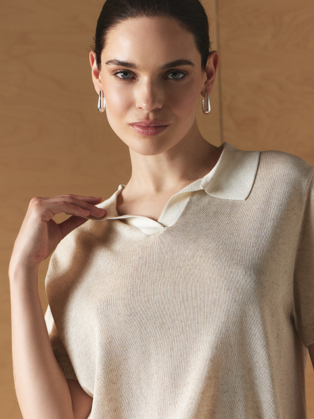 поло 26S2120KL - бежевый (11)