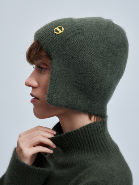 шапка ушанка 260160FX - хаки (3)