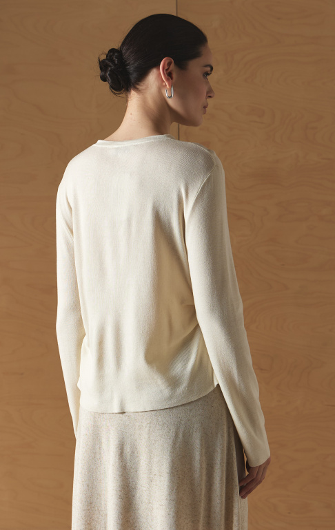 джемпер 26S2122KL - молочный (5)