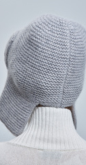 шапка ушанка 230160REC - светло-серый (4)