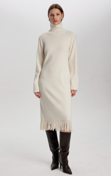 Платье 25W1103 молочный