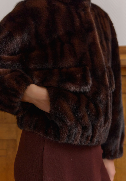 шуба 248408 - коричневый (9)