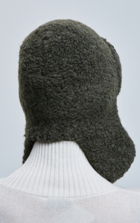 шапка ушанка 240171 - хаки (4)