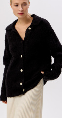 кардиган букле 25W0412K черный  (6)