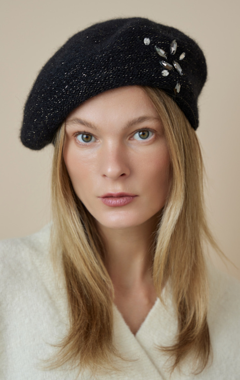 Берет 250114-1SR черный 1
