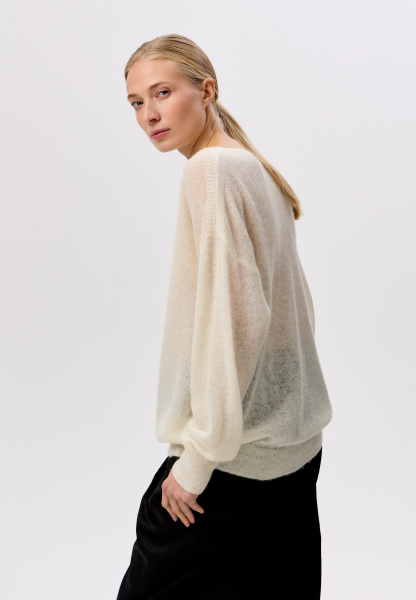 Джемпер-паутинка 2939W белый (10)