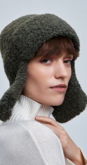 шапка ушанка 240171 - хаки (3)
