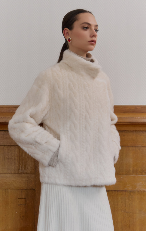 шуба 238312 - белый (7)