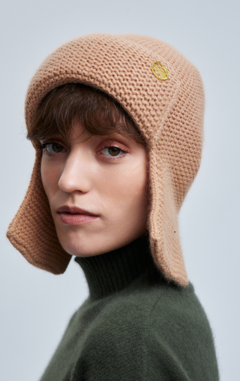 шапка ушанка 230160REC - песочный (3)