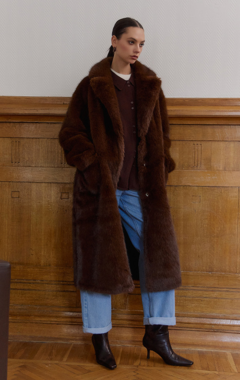 шуба 248237 - коричневый (5)