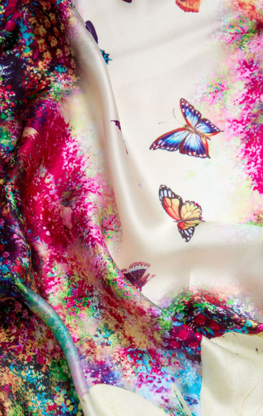 платок 6210SL розово-голубой (3)