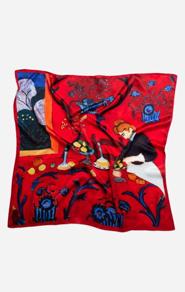 платок 6217SL красный (5)