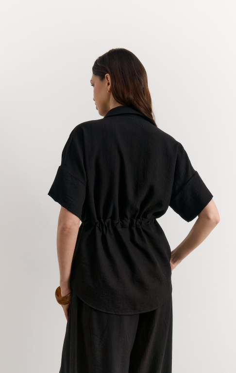 рубашка 26S1021F – черный (1)