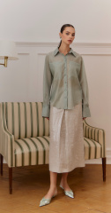 рубашка 25S1019F мятный 2