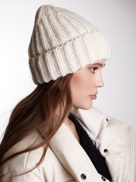 Шапка 32556W экрю (4)