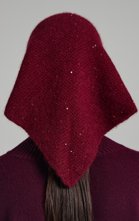 косынка 250172FXV - марсала 17