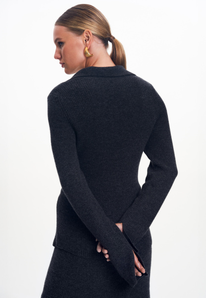 25W0212K джемпер-поло антрацит (6)