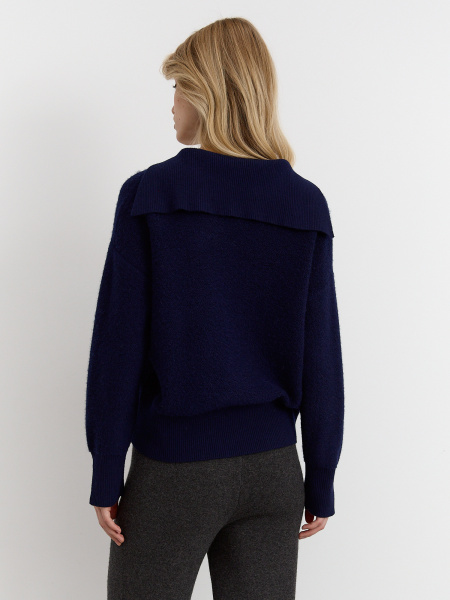 Джемпер 25W2116K Синий (21)