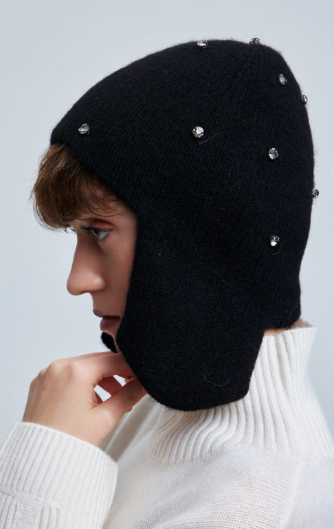 шапка 240193D - черный (3)