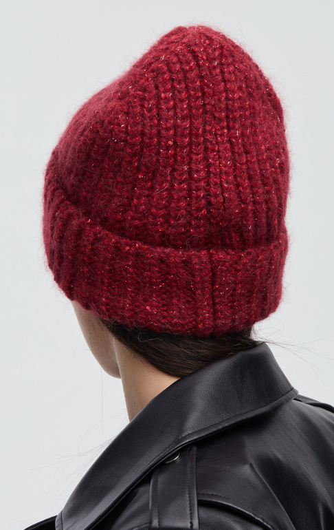 Шапка 230125ASW бордовая (3)