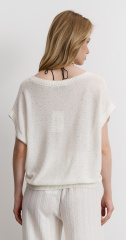 джемпер 25S2312K – белый-серебро (22)