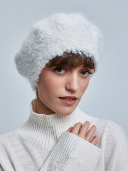 берет 260128MH - белый (1)